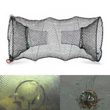 Jaring Pancing Ikan Udang Bubu Perangkap Memancing Fishing Net Cage Nylon Foldable Jala Kepiting Bub