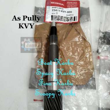 AS Pully belakang KVY Beat Spacy Scoopy Karbu Honda kualitas original Presisi awet puli pulley ori a