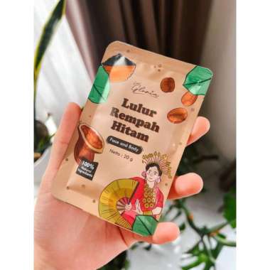 Lea Gloria Lulur Badan Dan Lulur Wajah - Lulur Rempah Kayu Bangkal / Lulur Rempah Hitam LULUR REMPAH