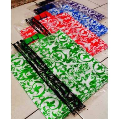 50lembar SOFTHANDLE BATIK 35x38CM kantong plastik tenteng belanja baju tas souvenir motif gambar