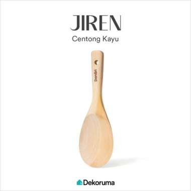 Dekoruma JIREN Centong Nasi Kayu Mahoni