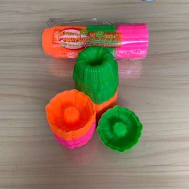 Cetakan Kue Agar Loyang Mini Cup Jelly Coklat Puding PUTU AYU 12pcs Bulat 12pcs