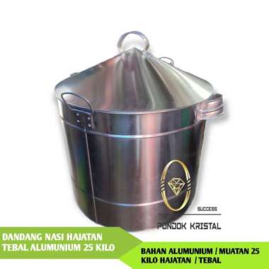 DANDANG MUATAN 25 KILO LANGSENG PANCI KUKUS NASI STEAMER JUMBO BESAR A