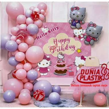 1 Set Paket balon DEKORASI UNICORN ulang tahun pesta birthday anak (KELENGKAPAN DEKORASI SESUAI DENG
