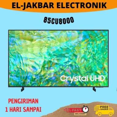SAMSUNG TV 85 INCH 85CU8000 UHD 4K SMART TV 85CU80 | 85CU8000KXXD Garansi Resmi