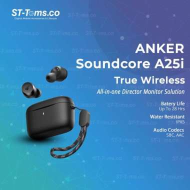 Anker Soundcore A25i / A 25i True Wireless Bluetooth Earbuds - A3948 Black