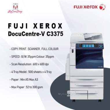MESIN FOTOCOPY FUJI XEROX DOCUCENTRE-V C3375 35PPM COLOUR - LIKE NEW