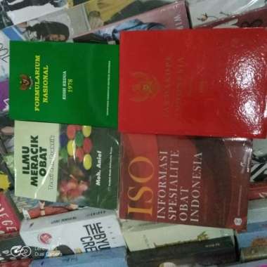 Buku Farmasi Paket 4,Farmakope3,Iso,Fornas,Imo,