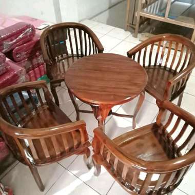 kursi teras betawi / kursi teras kayu jati / kursi lenong