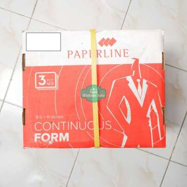 Continuous Form CF K3 W PRS Paperline 3 Ply 9,5x11 Inches Belah Tengah - 1 Box Isi 1000 Set