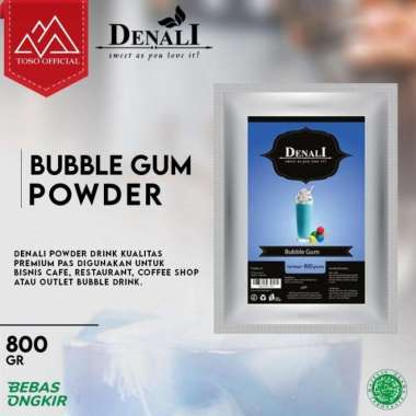Denali Frappe Powder Drink Flavoured Bubble Gum Bubuk Minuman