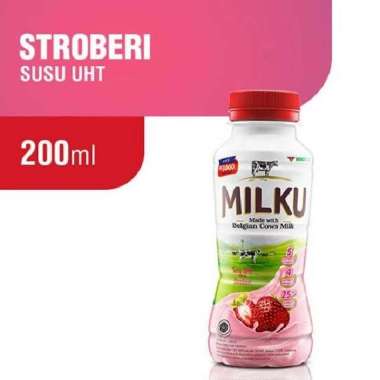 MILKU STRAWBERRY Susu UHT