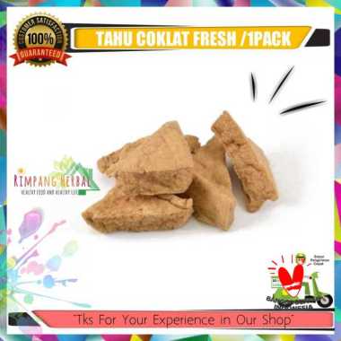 tahu coklat / tahu coklat segitiga / tahu kulit / rimpang herbal