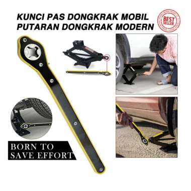 Kunci Pas Dongkrak Mobil Putaran Tongkat Kunci Dongkrak New UNIVERSAL