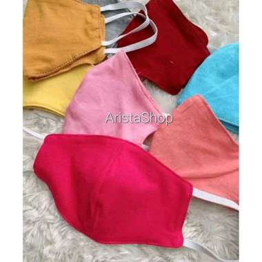 Masker Anak Tali Karet - Masker Kain Anak Masker Kain Non Medis Masker Anak Motif Polos Masker Kain 