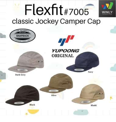 Topi Flexfit Classic Jockey Camper Cap 7005 Yupoong ORI