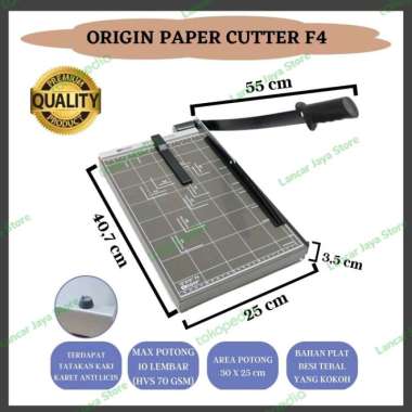 alat pemotong kertas / paper cutter origin f4 Multicolor