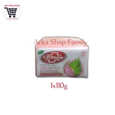 Promo Harga Lifebuoy Bar Soap Japanese Shiso & Mineral Clay 110 gr - Blibli