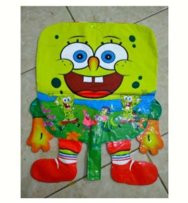 Spongebob BALON GAS, BISA TERBANG (BALON KARAKTER BALON FOIL)
