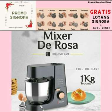 Promo Mixer De Rosa Signora + Bonus Loyang Signora! Multicolor