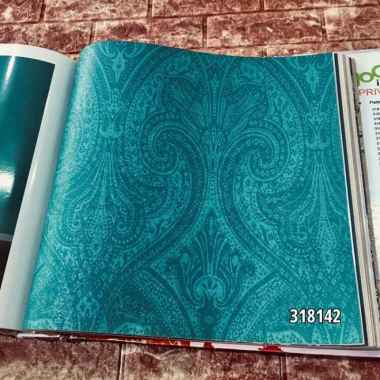 WALLPAPER DINDING MOTIF TEKSTUR BATIK HIJAU PRIVATE