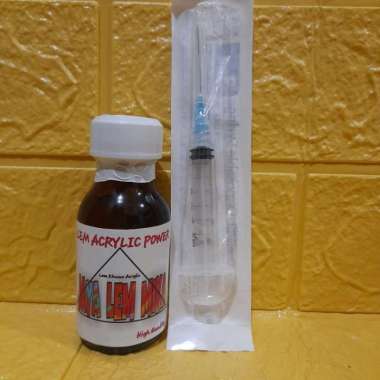 lem akrilik/lem akrilik 70ml free suntikan Multicolor
