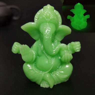 ukiran Buddha Patung gajah Ganesha. BATU FOSFOR glow in the dark PATUNG GANESHA3