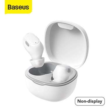 BASEUS TRUE WIRELESS BLUETOOTH EARPHONE MINI EARBUDS TWS WM01 Original WHITE