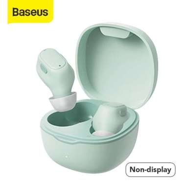 BASEUS TRUE WIRELESS BLUETOOTH EARPHONE MINI EARBUDS TWS WM01 Original GREEN