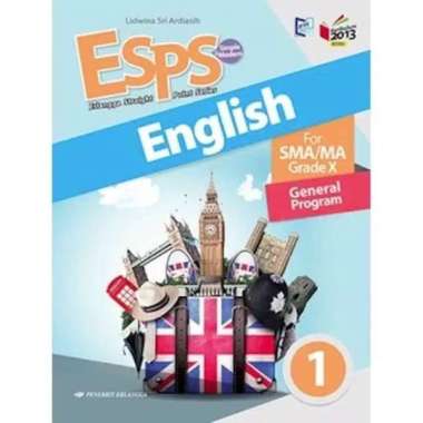 Buku Esps English / Bahasa Inggris Kelas 1 / X 10 Sma K13N Erlangga
