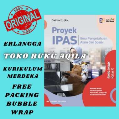 Buku Proyek Ipas Bisnis Kelas 1 / X 10 Smk Erlangga Kurikulum Merdeka