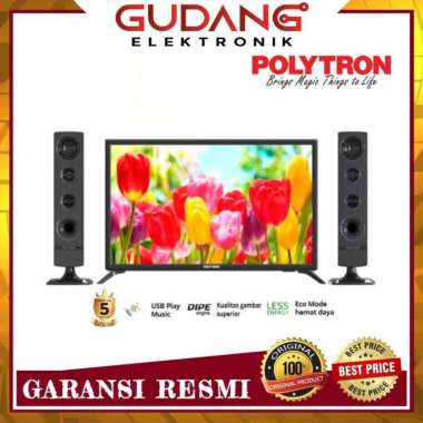 LED TV 32 INCH POLYTRON PLD-32TV1855 DIGITAL TV DVB-T2 PLD 32TV1855