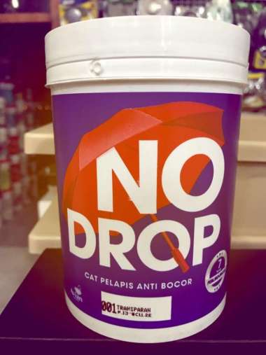 Cat Pelapis Anti Bocor No Drop 1kg 1kg 010 Abu Muda