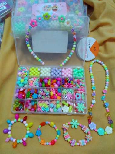 mainan meronce / manik manik / beads / mote Multicolor