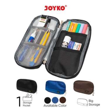 kotak tempat pensil pencil case joyko Multicolor