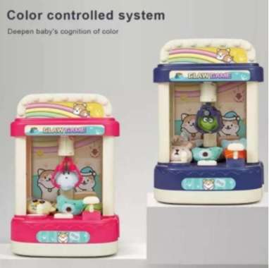 funny doll machine mesin capit boneka mainan mesin tangkap boneka Multicolor