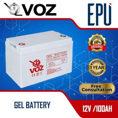 Aki Solar Panel VOZ 12V 100AH Aki Gel Aki UPS Aki Tenaga Surya Aki BTS