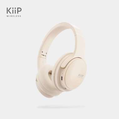 KIIP WIRELESS TH60 HEADPHONE BLUETOOTH HEADSET EARPHONE Beige