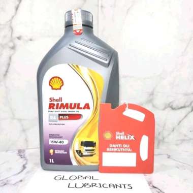 ALL NEW! Shell Rimula R4 PLUS/ R4X 15W-40 1 Liter (Oli Mesin Diesel Synthetic Technology)