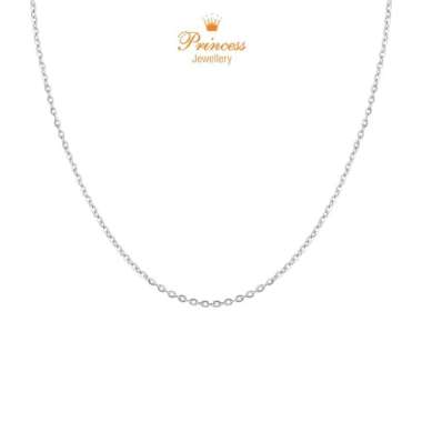 Kalung Emas / Chain Emas Putih Nori PCH143210 Princess Jewellery 1,11 gram : 42 cm