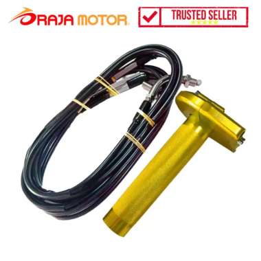 KTC KYTACO Holder Gas Spontan 2 Kabel Gas AT02 Gold