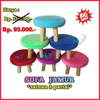 KANVAS - STOOL BULAT POLOS / PUFF / SOFA STOOL KOTAK MINIMALIS KOTAK stool mini 20 CM