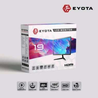 Monitor EYOTA LED 19inch Support VGA & HDMI Original 100%
