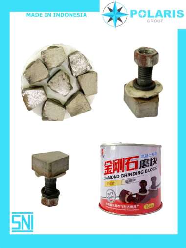 MATA GERINDA MESIN POLES LANTAI 16PCS / SEGMEN MESIN POLES LANTAI