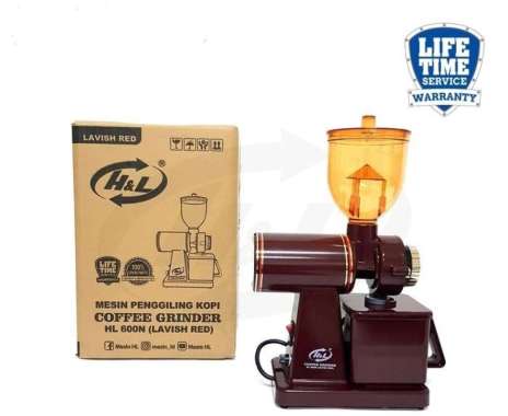 Coffee Grinder Mesin Gilingan Kopi Listrik Mesin Giling Kopi - Pink Merah