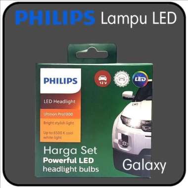 Philips LED White Putih - H4 H11 HB3 HB4 H3 H7 - Original H4