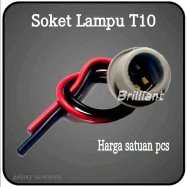 Soket T10 Lampu Senjan Plus Kabel T10 polos