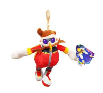 Mainan Sonic Prime - Sonic Clip on Plush Dr. Eggman
