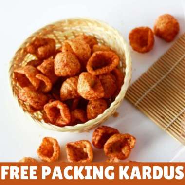 Kerupuk kerang rambo pedas gurih