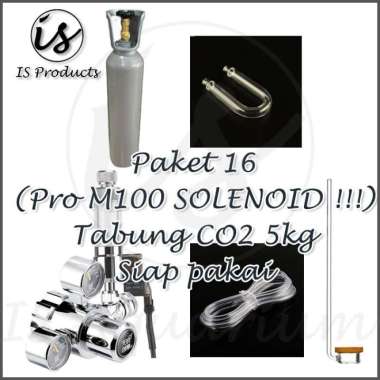 Paket 16 Tabung CO2 besi 5kg besi full isi - Aquascape - CO2 supplies Multicolor